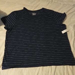 22 Time And Tru Striped Tee